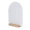 Enseigne en acrylique de 26,4 cm avec socle en bois de Make Market